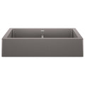 BLANCO 526549 Vintera Vintera SILGRANIT 33" Double Bowl Apron-Front Farmhouse Sink - Metallic Gray in Metallic Gray