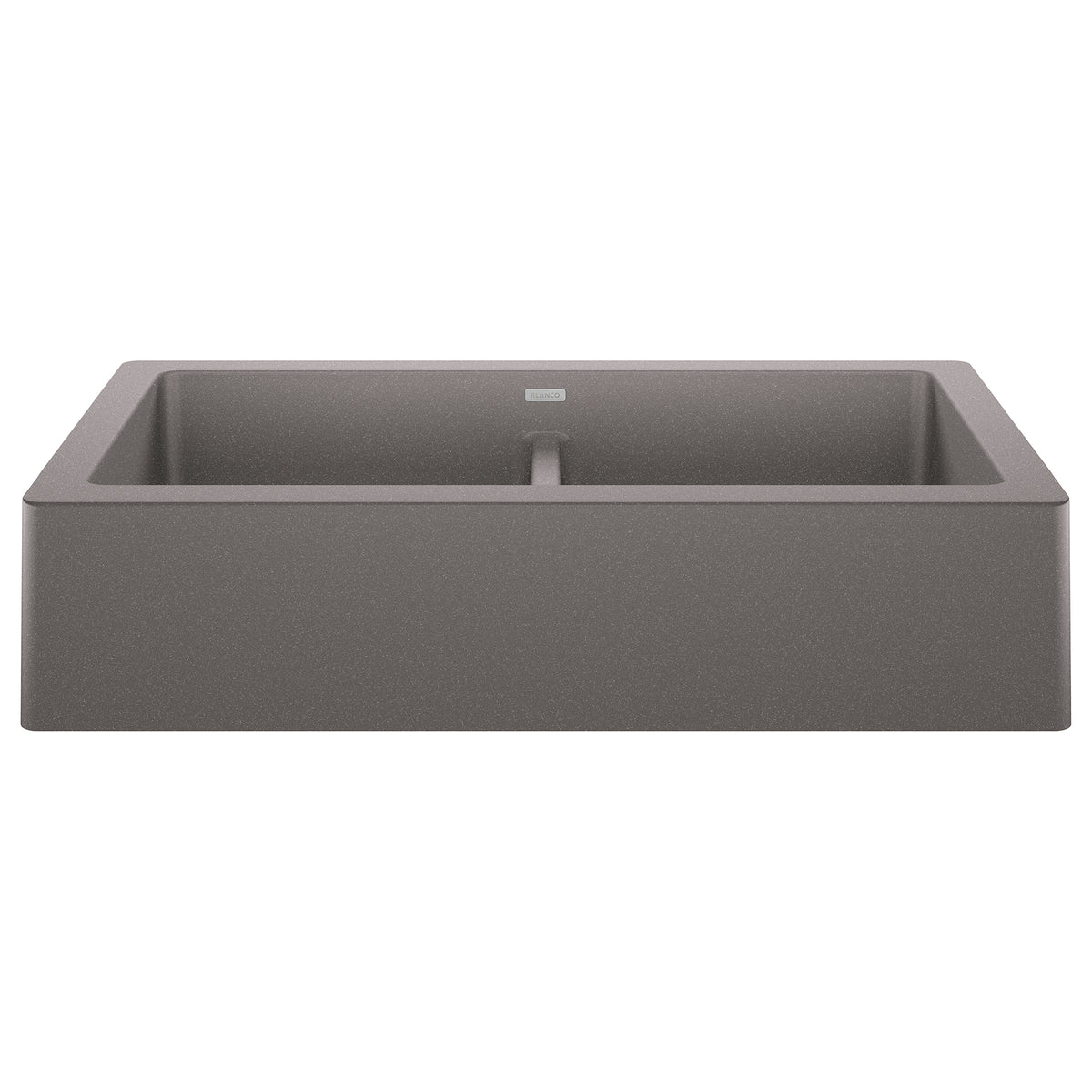 BLANCO 526549 Vintera Vintera SILGRANIT 33" Double Bowl Apron-Front Farmhouse Sink - Metallic Gray in Metallic Gray