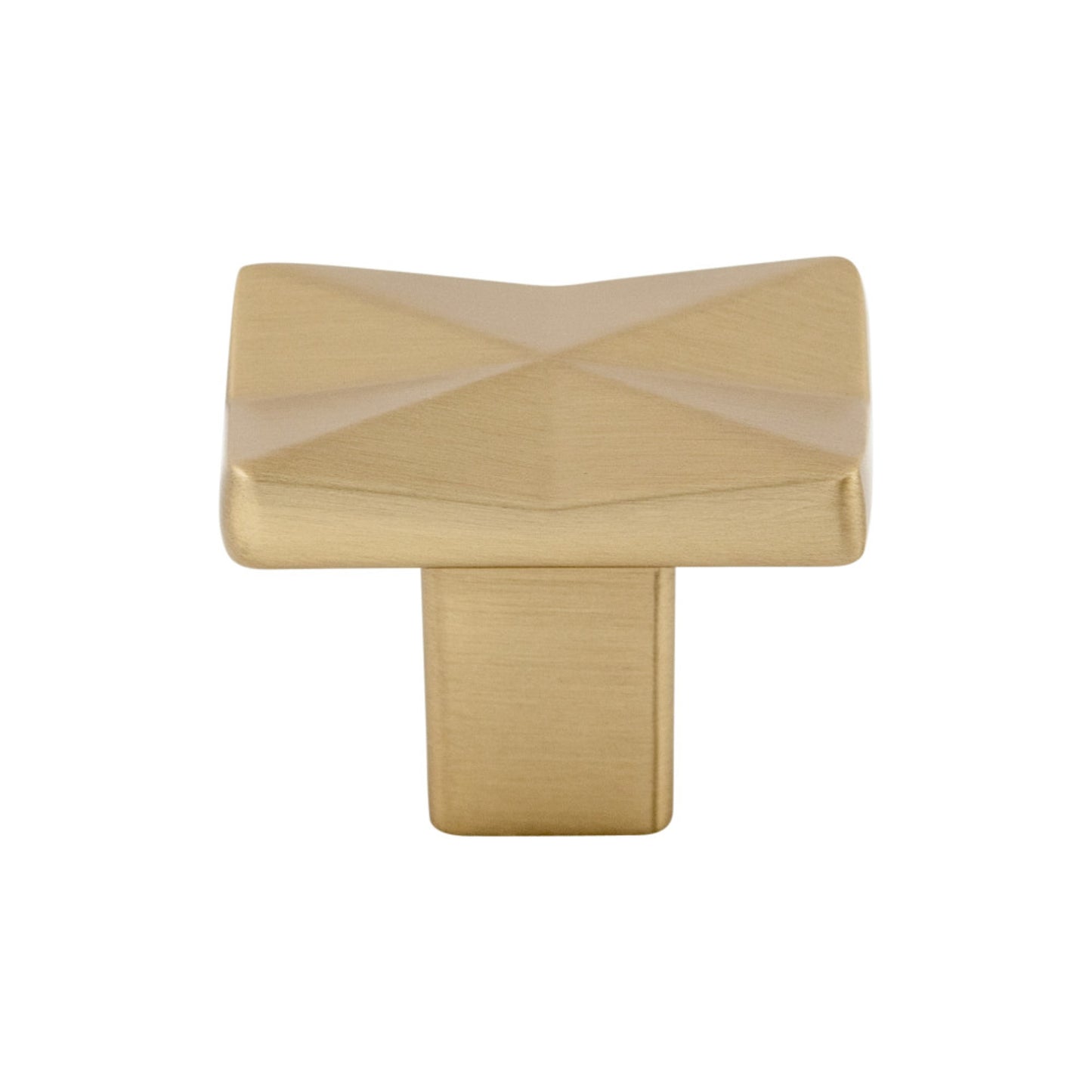 TOP KNOBS TK560HB Quilted 1 1/4" Length Rectangle Knob - Honey Bronze