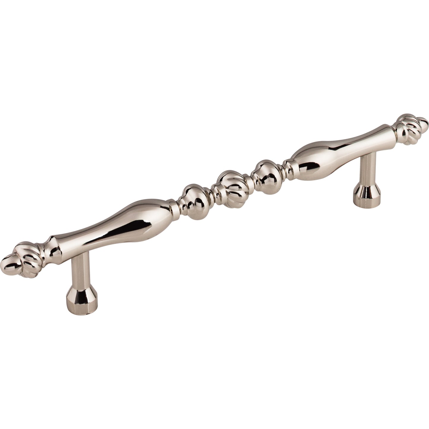 TOP KNOBS M1797-7 Somerset Melon 7" Center to Center Bar Pull - Polished Nickel