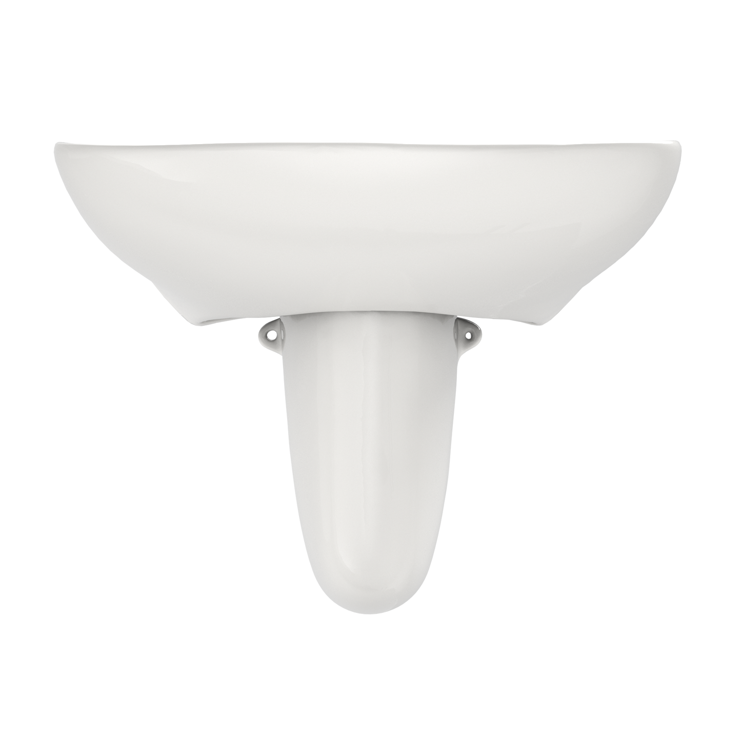 TOTO LHT242G#11 Prominence Oval Wall-Mount Bathroom Sink with CeFiONtect and Shroud for Single Hole Faucets , Colonial White