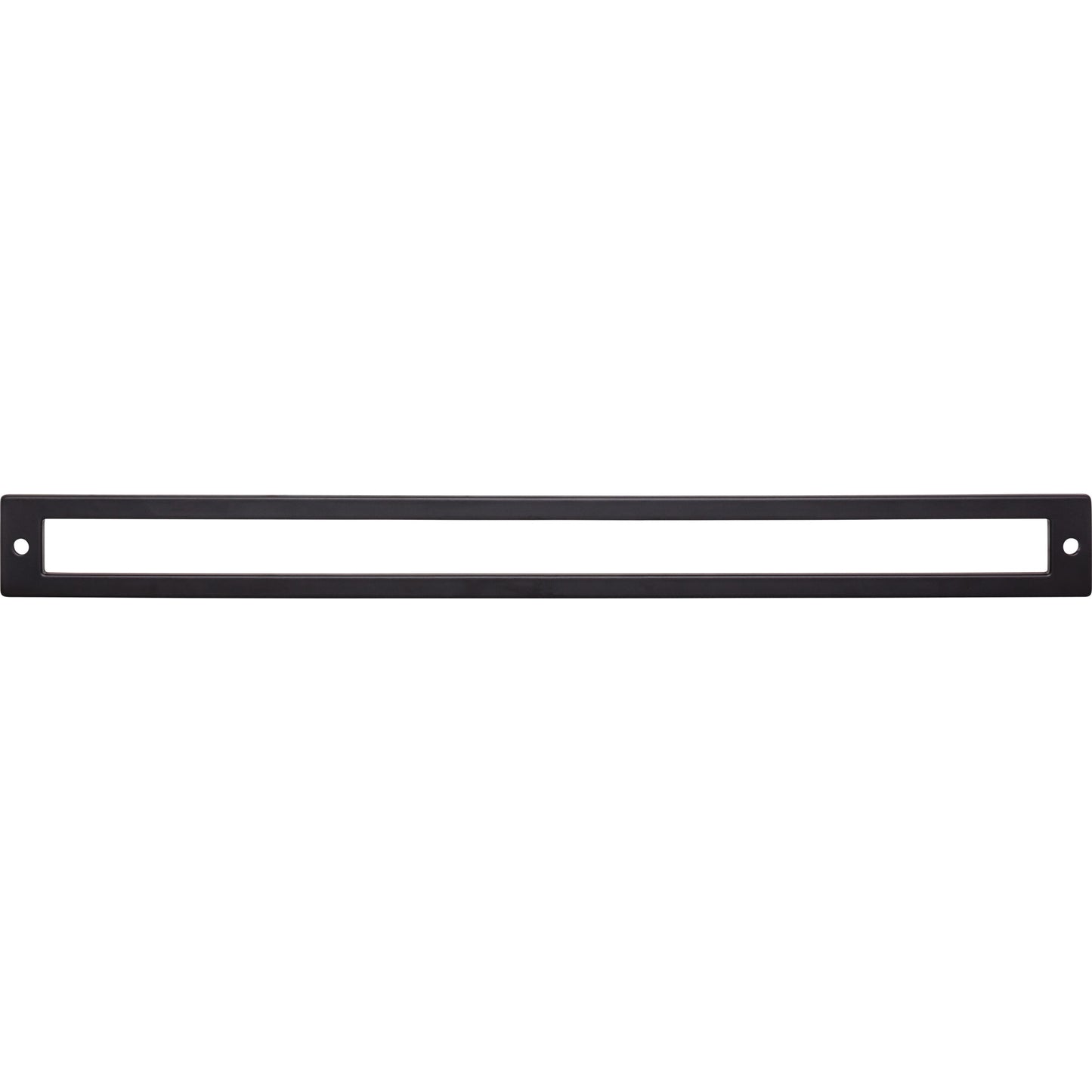 TOP KNOBS TK929BLK Hollin Pull Backplate - Flat Black