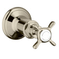 AXOR 16873831 Montreux Volume Control Trim with Cross Handle - Polished Nickel