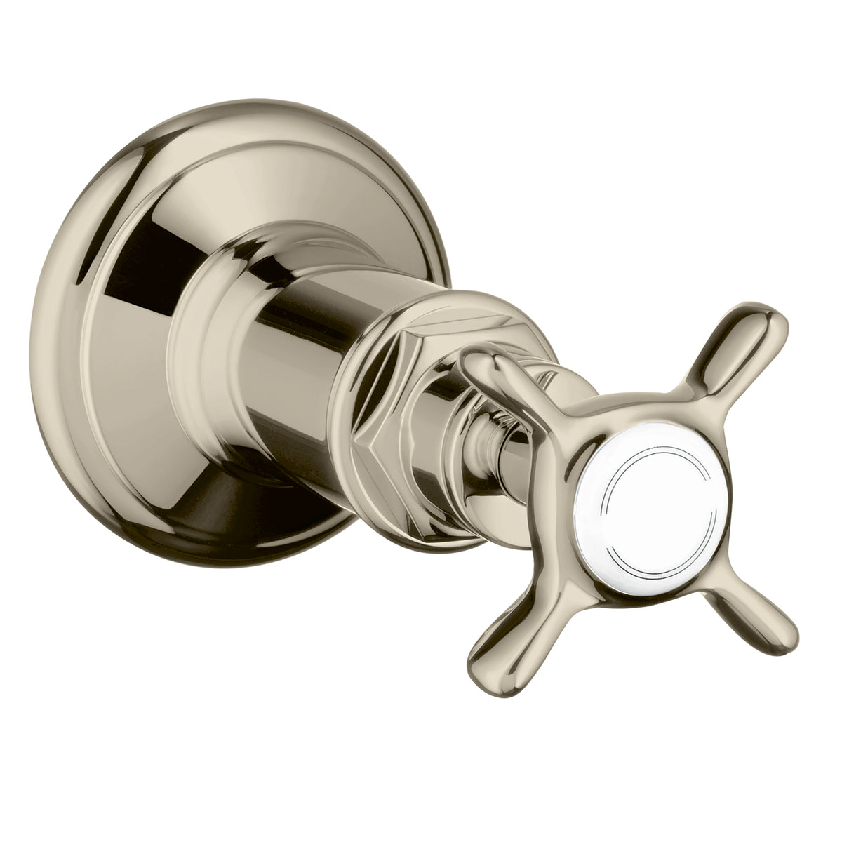 AXOR 16873831 Montreux Volume Control Trim with Cross Handle - Polished Nickel