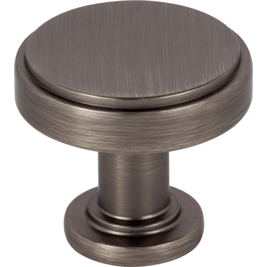 JEFFREY ALEXANDER 171BNBDL Richard 1-1/4" Diameter Round Knob - Brushed Pewter