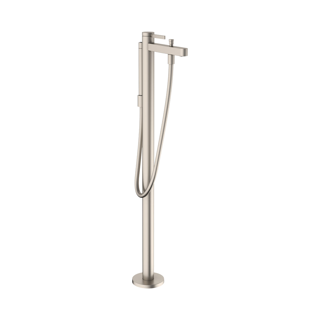 HANSGROHE 76445821 Finoris Freestanding Tub Filler Trim with 1.75 GPM Handshower - Brushed Nickel