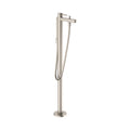 HANSGROHE 76445821 Finoris Freestanding Tub Filler Trim with 1.75 GPM Handshower - Brushed Nickel
