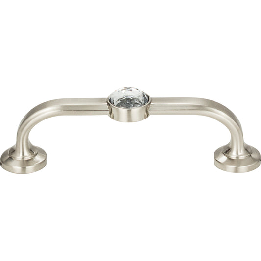 ATLAS 344-BRN Legacy Crystal 3" Center to Center Bar Pull , Brushed Nickel