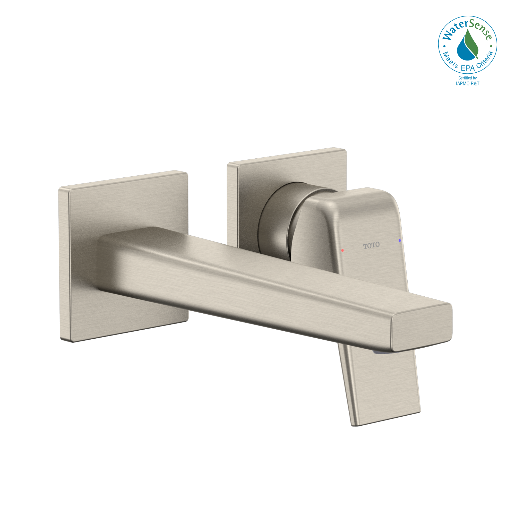 TOTO TLG10307U#BN Gb 1.2 Gpm Wall-Mount Single-Handle Bathroom Faucet With Comfort Glide Technology - Brushed Nickel