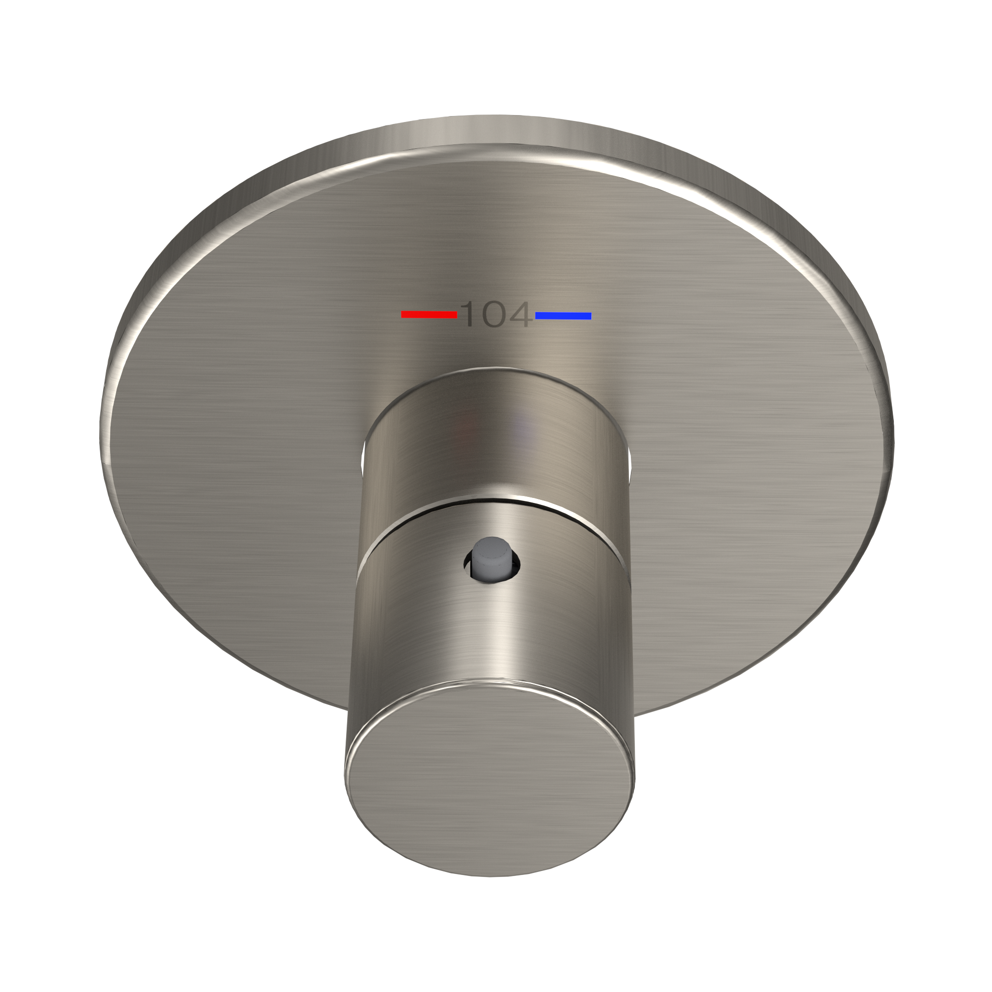 TOTO TBV01406U#BN Round Thermostatic Mixing Valve Shower Trim - Brushed Nickel
