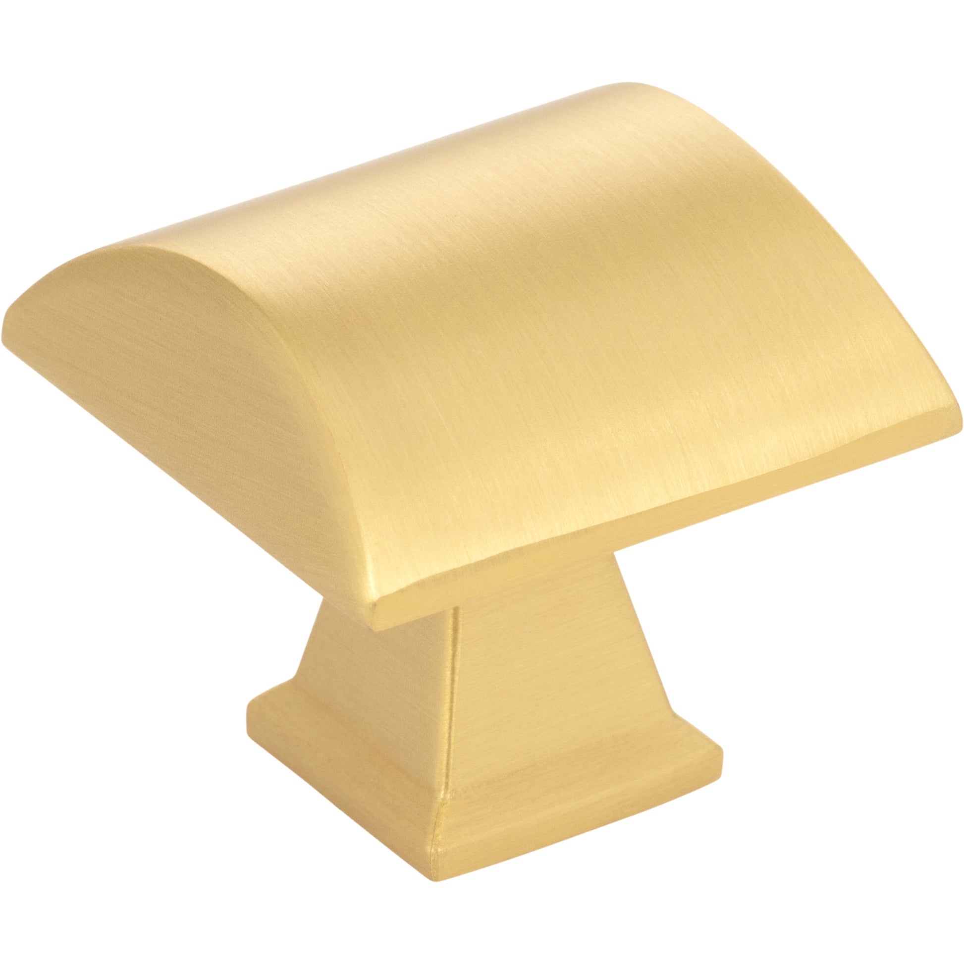 JEFFREY ALEXANDER 944BG Roman 1-1/4" Length Square Knob - Brushed Gold