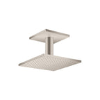 AXOR 35312821 ShowerSolutions Showerhead 250 Square 2-Jet Ceiling Connection, 2.5 GPM - Brushed Nickel