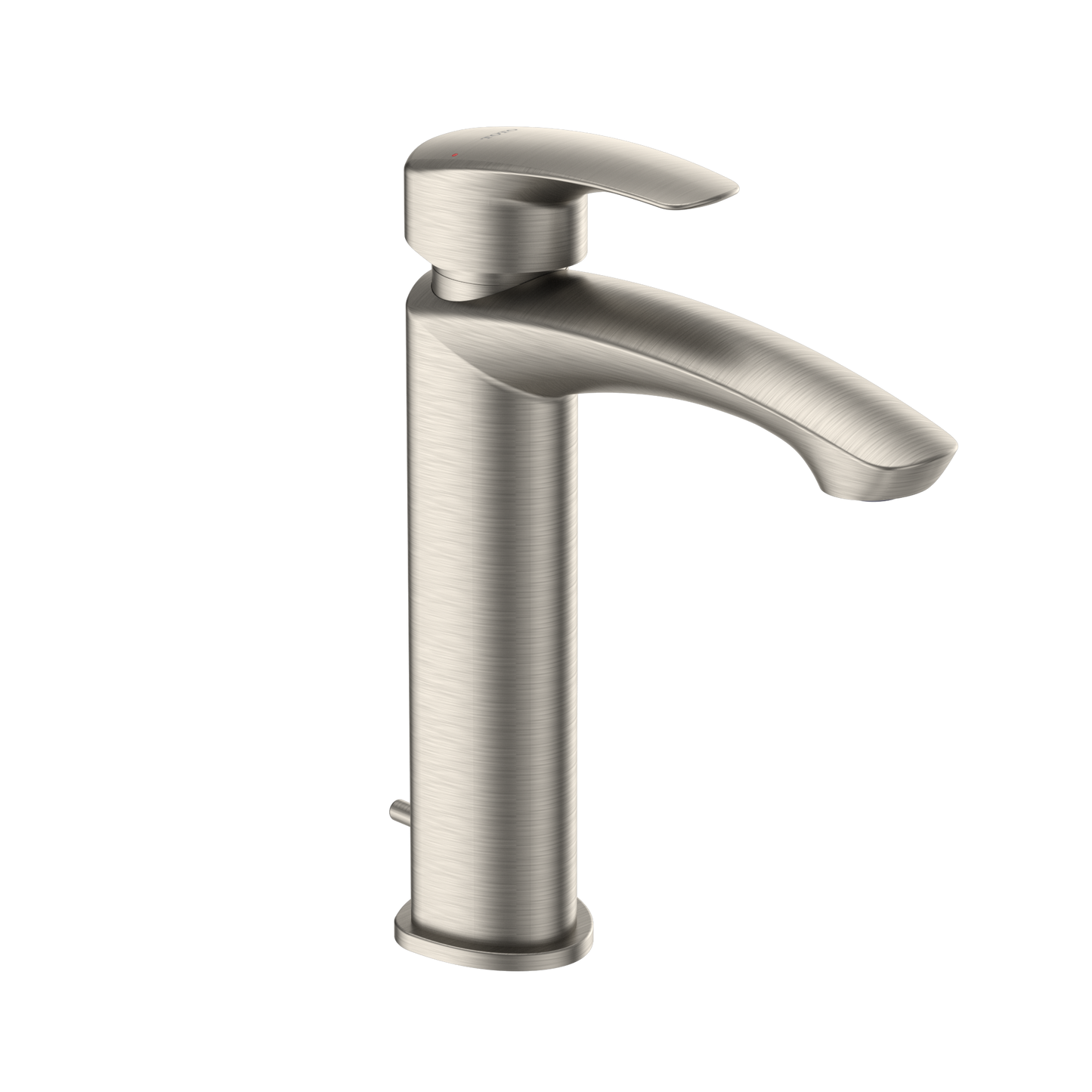 TOTO TLG09303U#BN GM 1.2 GPM Single Handle Semi-Vessel Bathroom Sink Faucet with COMFORT GLIDE Technology , Brushed Nickel