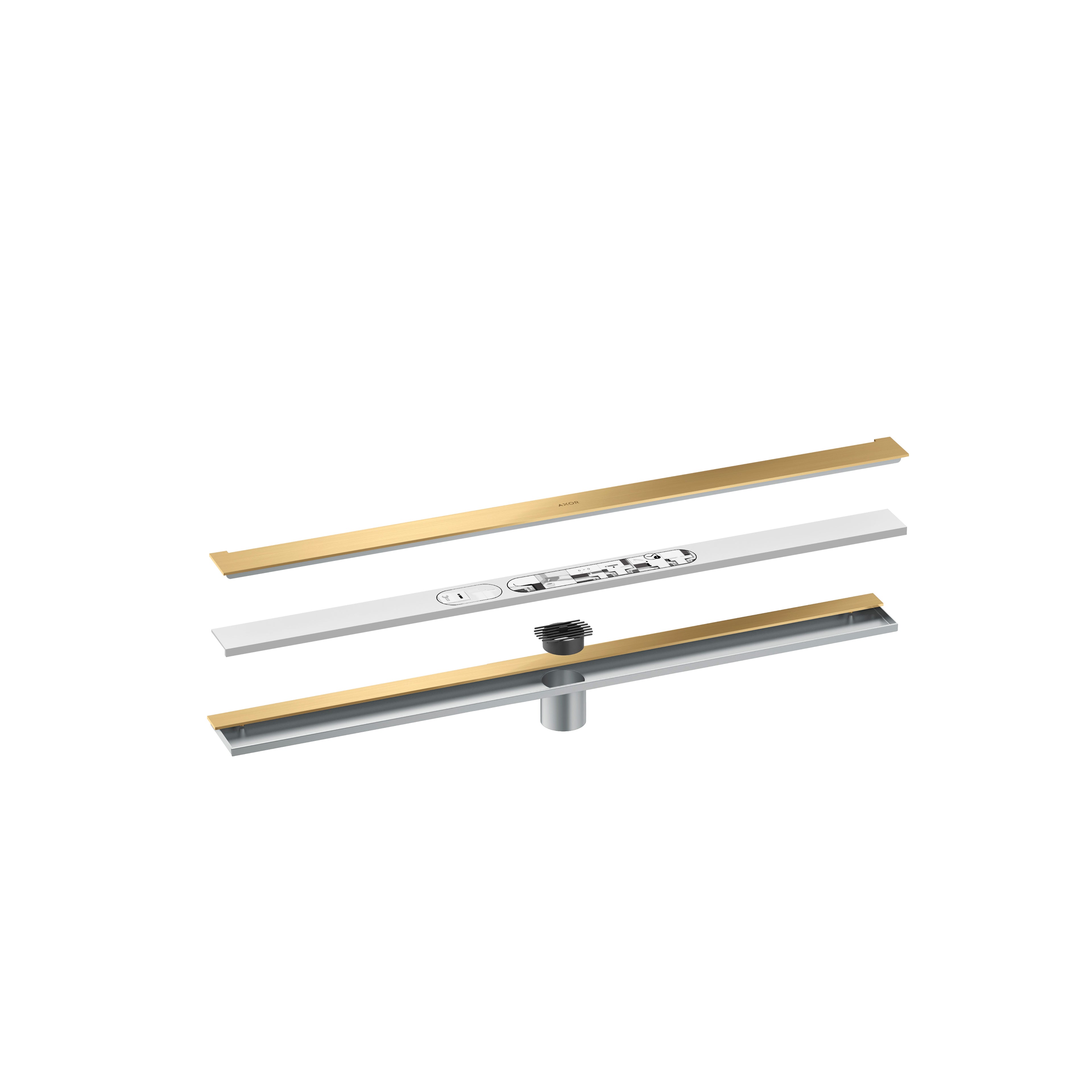 AXOR 42526251 Drains Wall Installation 31 1/2" - Brushed Gold Optic