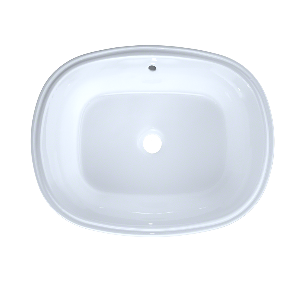 TOTO LT481G#01 Maris 20-5/16" X 15-9/16" Oval Undermount Bathroom Sink With Cefiontect - Cotton White