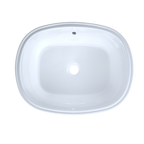 TOTO LT481G#01 Maris 20-5/16" X 15-9/16" Oval Undermount Bathroom Sink With Cefiontect - Cotton White