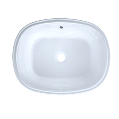 TOTO LT481G#01 Maris 20-5/16" X 15-9/16" Oval Undermount Bathroom Sink With Cefiontect - Cotton White