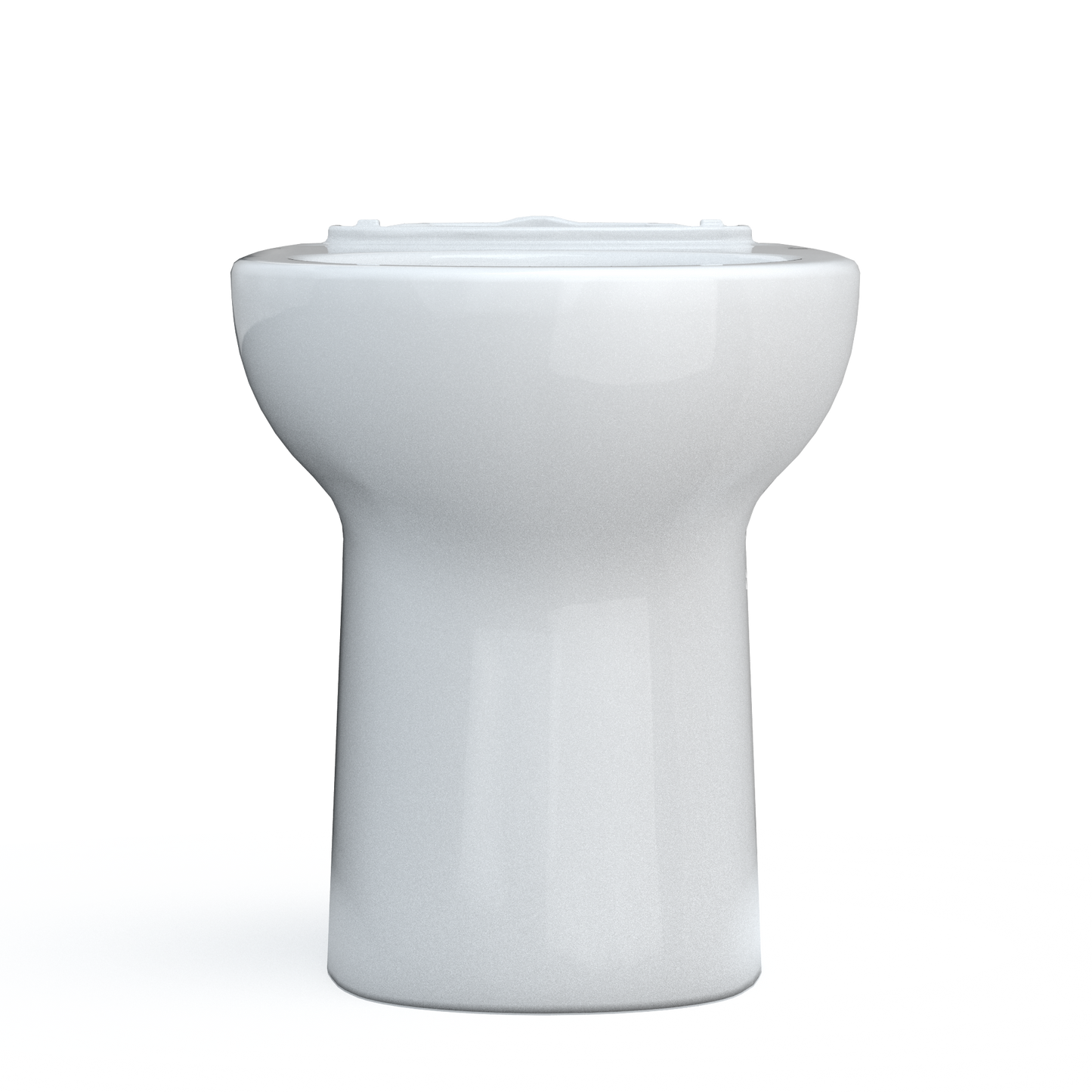 TOTO C775CEFG#01 Drake Round Tornado Flush Toilet Bowl With Cefiontect - Cotton White