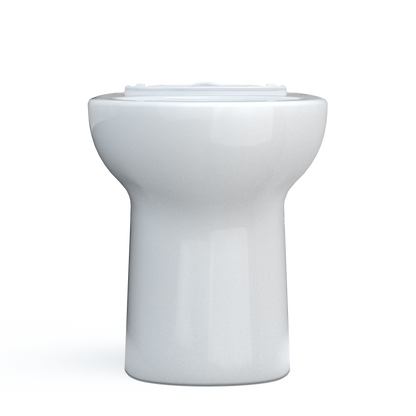 TOTO C775CEFG#01 Drake Round Tornado Flush Toilet Bowl With Cefiontect - Cotton White