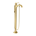 HANSGROHE 04818250 Locarno Freestanding Tub Filler Trim with 1.75 GPM Handshower - Brushed Gold Optic