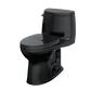 TOTO MS604124CEF#51 UltraMax II One-Piece Elongated 1.28 GPF Universal Height Toilet with SS124 SoftClose Seat , Ebony