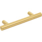 JEFFREY ALEXANDER 152BG Key West 96 mm Center-to-Center Bar Pull - Brushed Gold