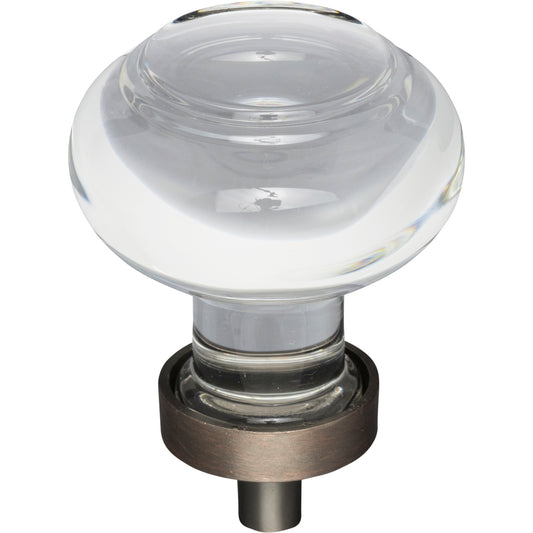 JEFFREY ALEXANDER G120DBAC Harlow 1-7/16" Diameter Mushroom Knob - Brushed Oil Rubbed Bronze