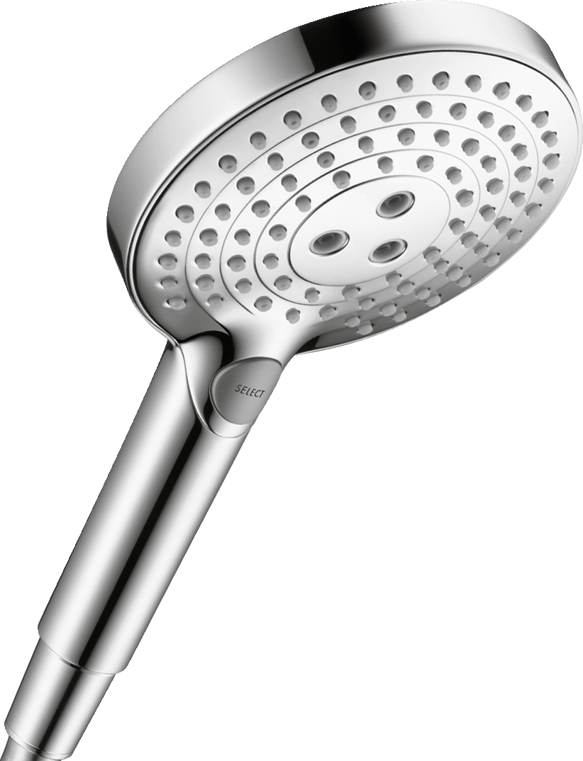 HANSGROHE 26037001 Raindance Select S Handshower 120 3-Jet PowderRain, 2.5 GPM - Chrome