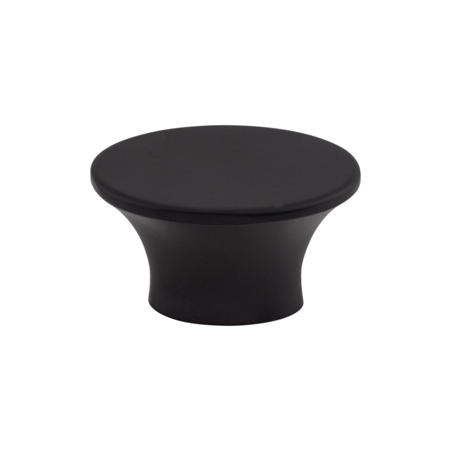 TOP KNOBS TK781BLK Edgewater 1 1/2" Length Oval Knob - Flat Black