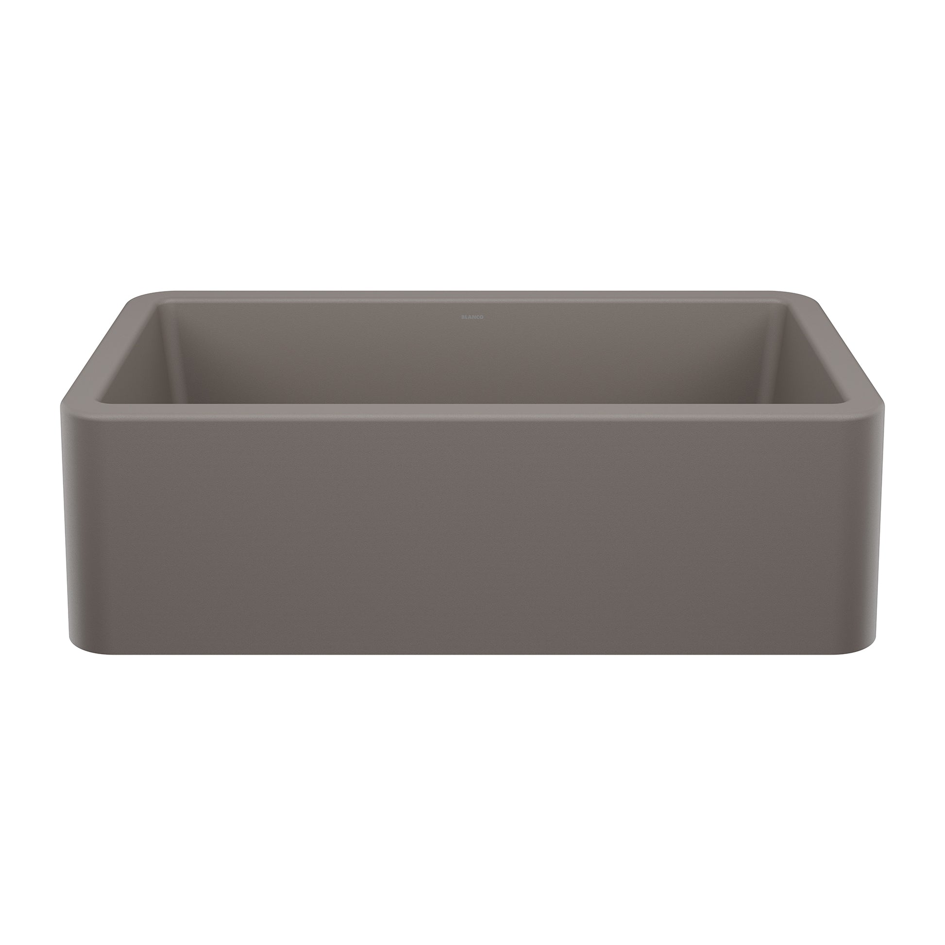 BLANCO 443114 Ikon Ikon SILGRANIT 33" Single Bowl Apron-Front Farmhouse Sink - Volcano Gray in Volcano Gray
