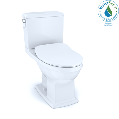 TOTO MS494234CEMFG#01 Connelly Two-Piece Elongated Dual Flush 1.28 And 0.9 Gpf Toilet With Cefiontect - Cotton White