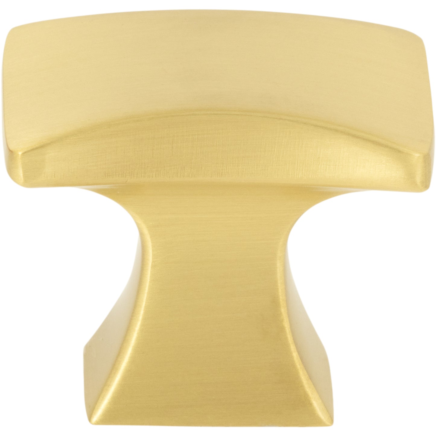 JEFFREY ALEXANDER 767BG Philip 1-1/4" Length Rectangle Knob - Brushed Gold