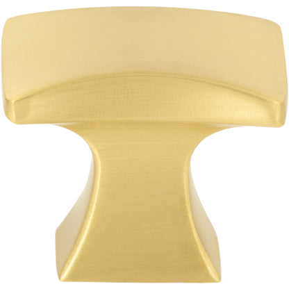 JEFFREY ALEXANDER 767BG Philip 1-1/4" Length Rectangle Knob - Brushed Gold