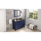 JEFFREY ALEXANDER VN2CAD-48-BL-NT 48" Hale Blue Cade Vanity - Hale Blue