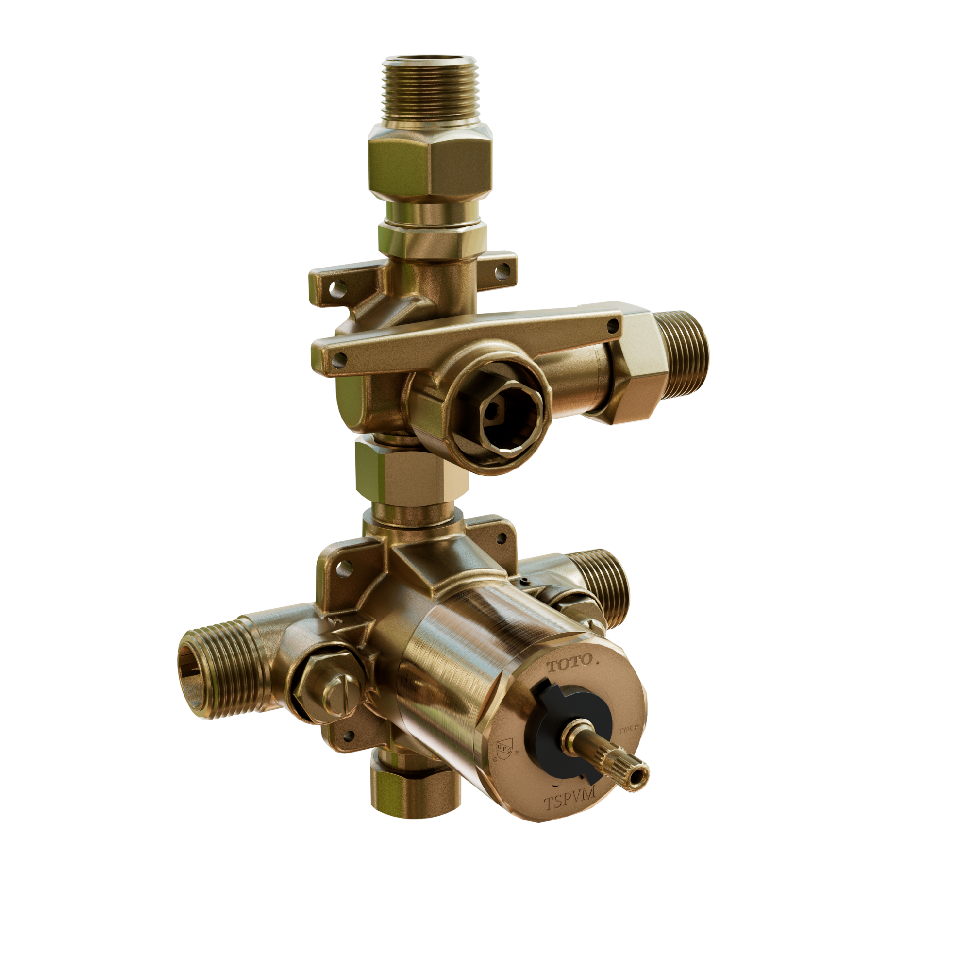 TOTO TSPVM Pressure Balance Valve With Diverter -Tspvm - Brass