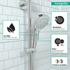 HANSGROHE 04723400 Croma Select E Handshower 110 3-Jet, 1.75 GPM - Chrome