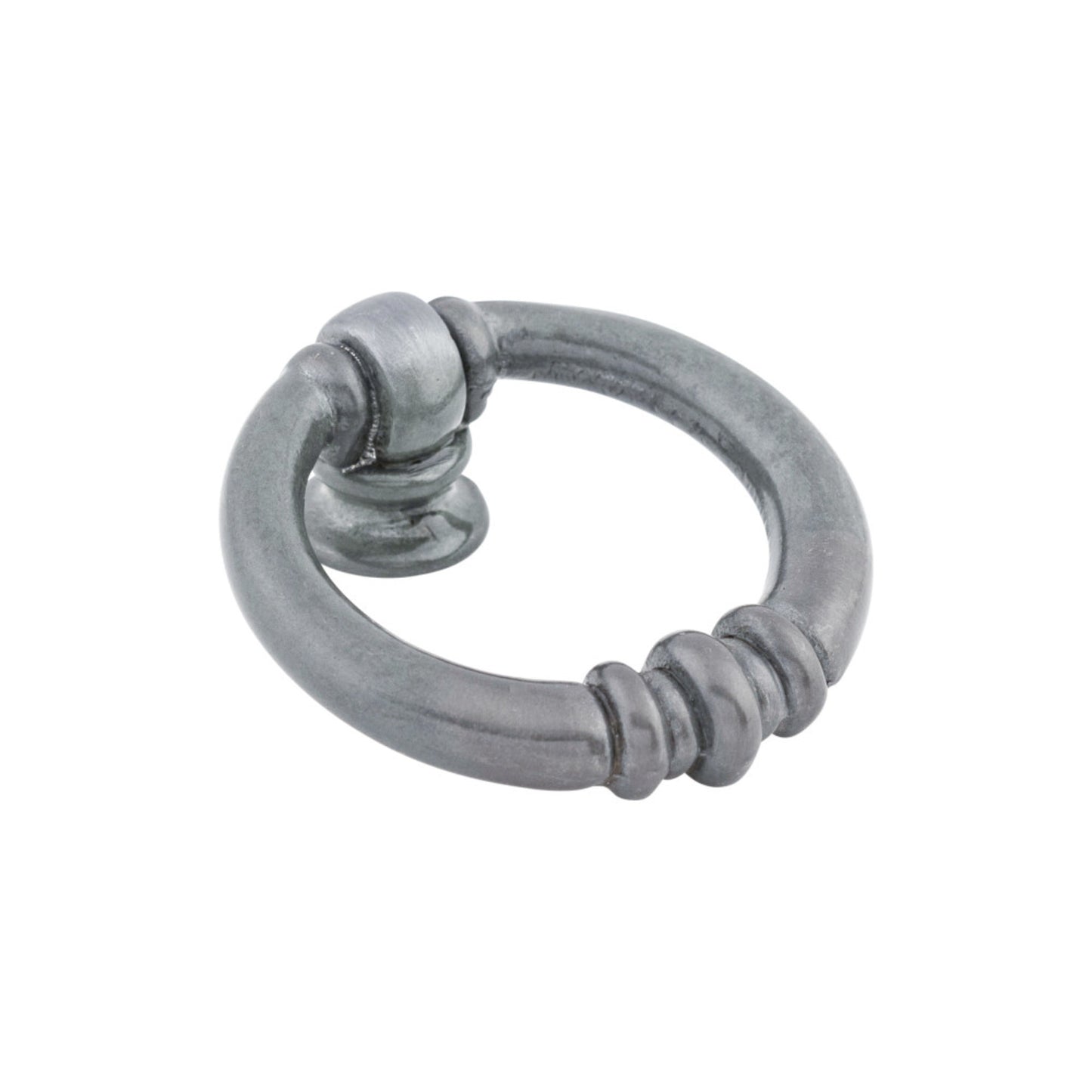 TOP KNOBS M177 Newton Ring 1 5/8" Length Round Knob - Pewter Light