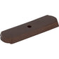 TOP KNOBS M1433 Aspen Rectangle Knob Backplate - Mahogany Bronze