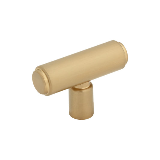 TOP KNOBS TK3111HB Clarence 2" Length Bar Knob - Honey Bronze