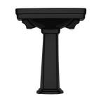 TOTO LPT530N#51 Promenade 27-1/2" X 22-1/4" Rectangular Pedestal Bathroom Sink For Single Hole Faucets - Ebony