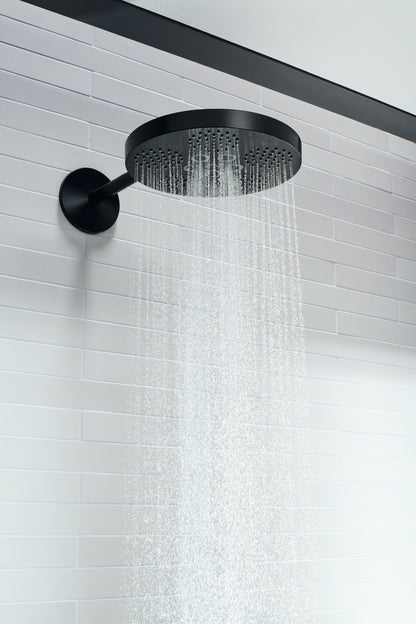 AXOR 48481671 ONE Showerhead 280 2-Jet with Showerarm Trim, 2.5 GPM - Matte Black