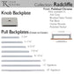 TOP KNOBS TK3280PC Radcliffe Knob Backplate - Polished Chrome