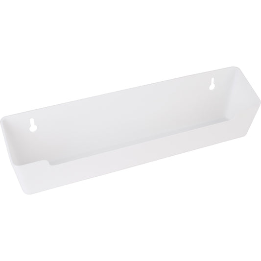 HARDWARE RESOURCES TO11-REPL 11-11/16" Plastic Tip-Out Tray for Sink Front - White