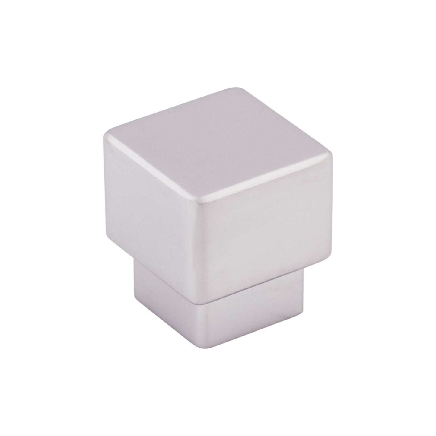 TOP KNOBS TK32ALU Tapered 1" Length Square Knob - Aluminum