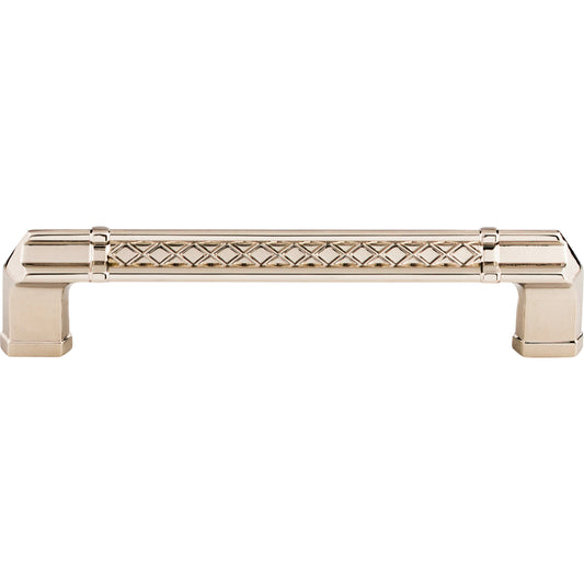 TOP KNOBS TK206PN Tower Bridge 5" Center to Center Bar Pull - Polished Nickel