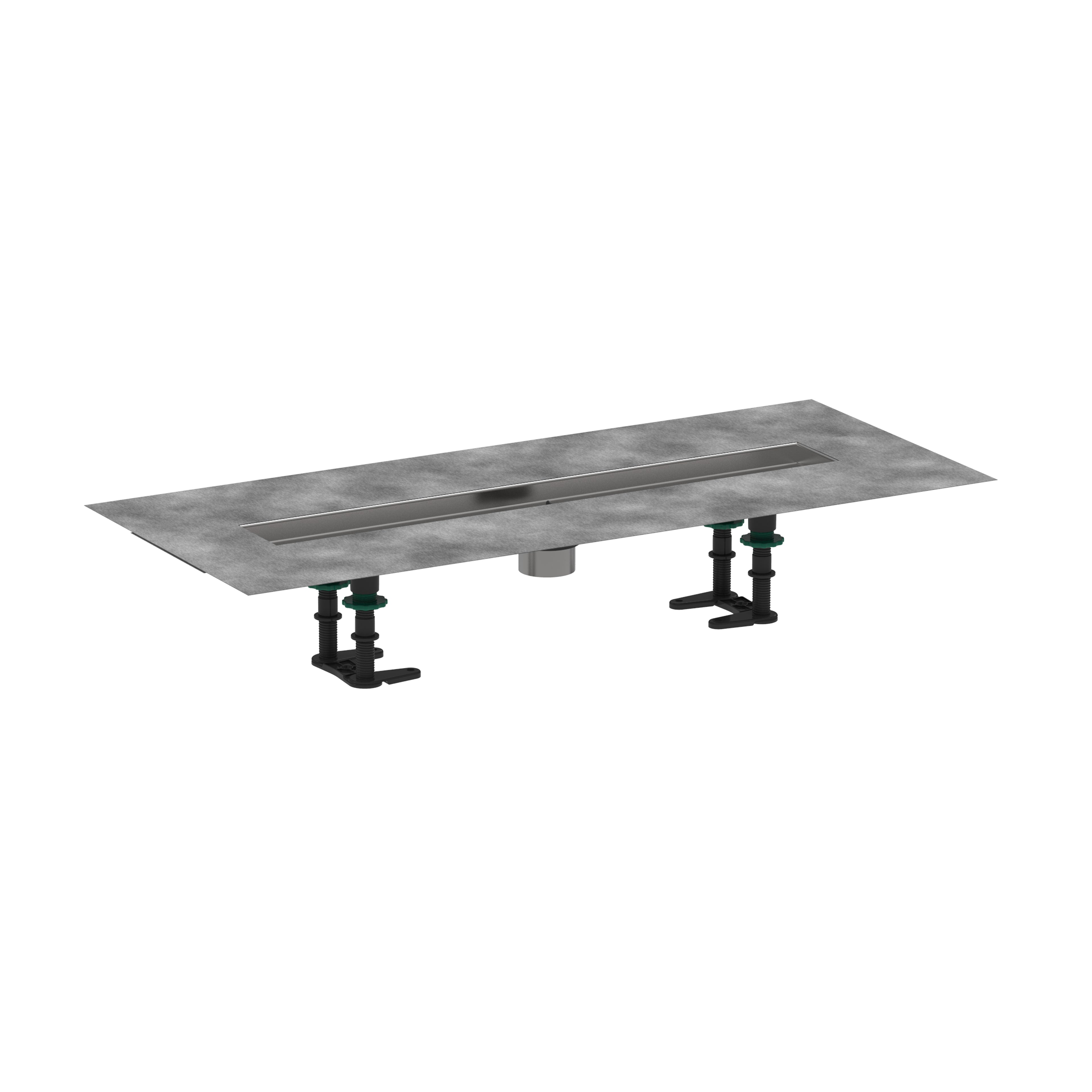 HANSGROHE 56010181 RainDrain 2" outlet 23 5/8" (600mm) - Brushed Stainless Steel