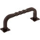 TOP KNOBS M784 Square Twist 3 3/4" Center to Center Bar Pull - Oil Rubbed Bronze