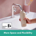 HANSGROHE 73321001 Tecturis S Single-Hole Fine 110, 1.2 GPM - Chrome