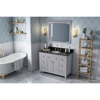 JEFFREY ALEXANDER VN2CHA-48-GR-NT 48" Grey Chatham Vanity - Grey