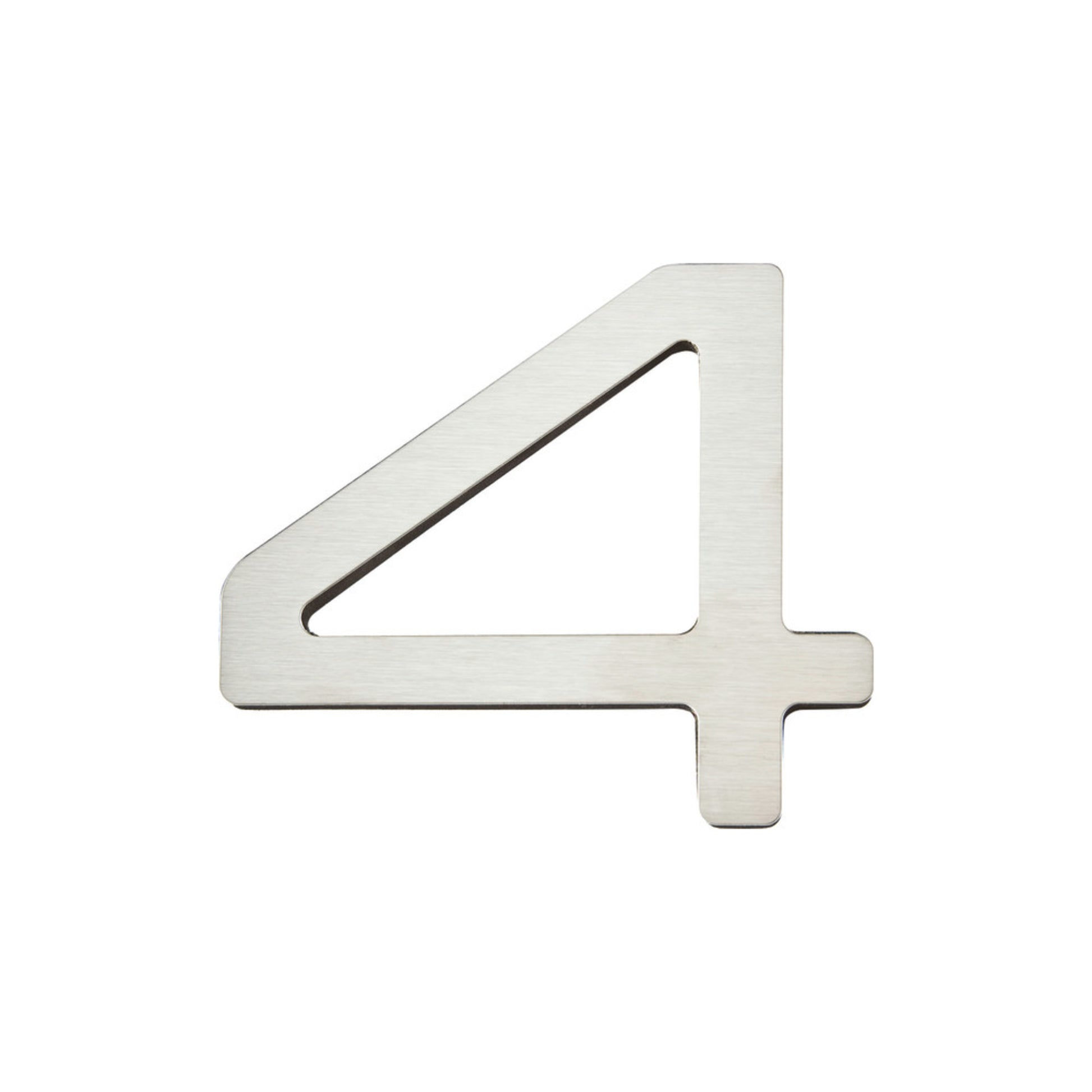 ATLAS PGN4-SS Paragon 4" H Surface Mount House Number - Stainless Steel